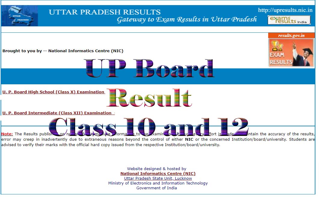 UP Board Result 2024 Class 10, Class 12 (Link) by Name by Roll No upresults.nic.in