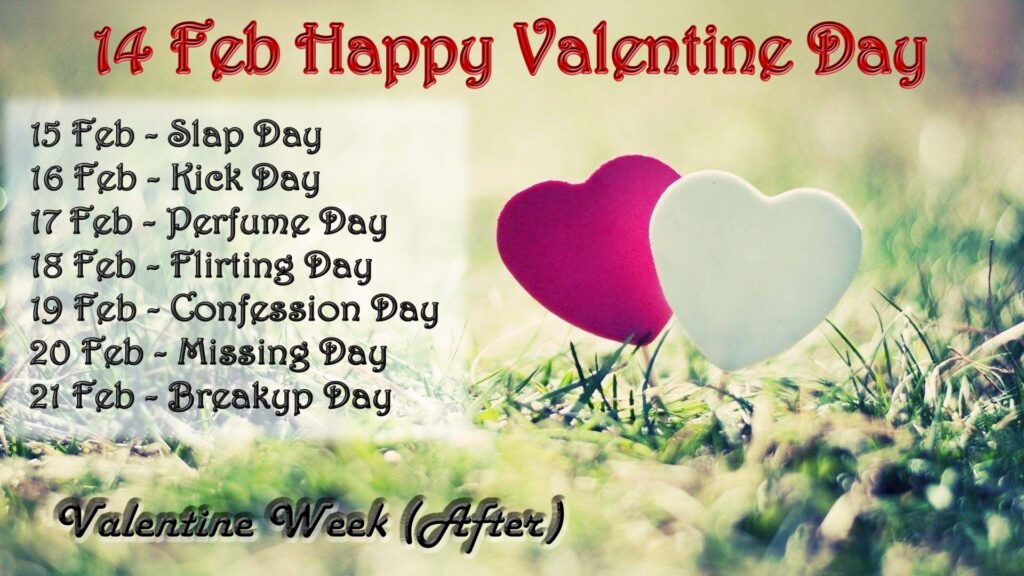 happy valentine week list from 15 feb to 21 feb