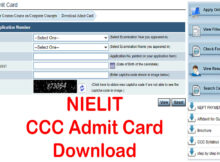 NIELIT CCC Admit Card May 2024 Download Link (Sarkari Result)