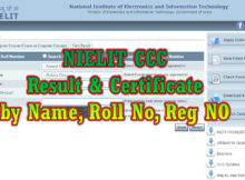 NIELIT CCC Result February 2024 Date, Certificate Download