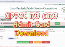 uppsc ro aro admit card 2024 download direct link from uppsc.up.nic.in